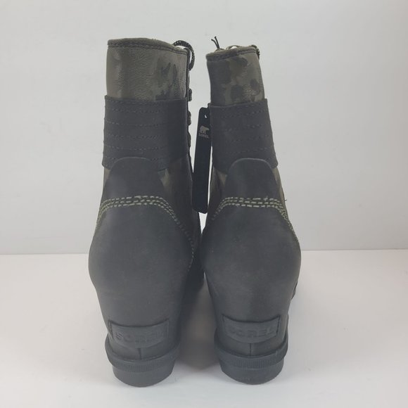 Sorel Lexie Wedge Women's Hiker Green Boots US Size 10 NWT - Picture 6 of 13